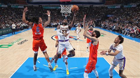 LeBron's Scoring, New Starting Lineup Sparks Lakers Win in OKC.